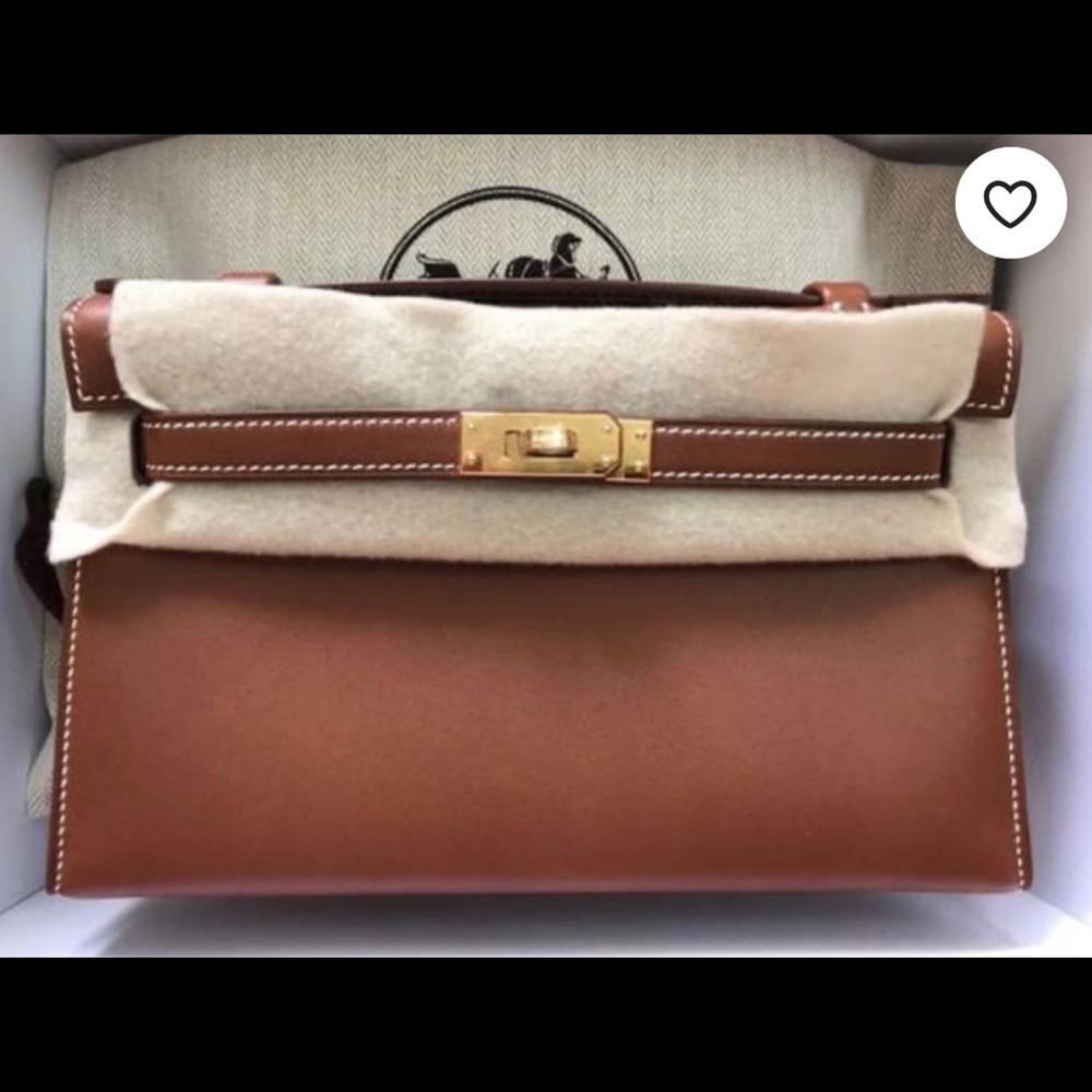 Handmade Hermès Kelly pochette